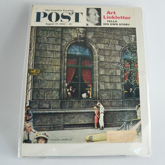 The Saturday Evening Post Magazine COVER August AUG 27 1960 - Picture 1 of 3